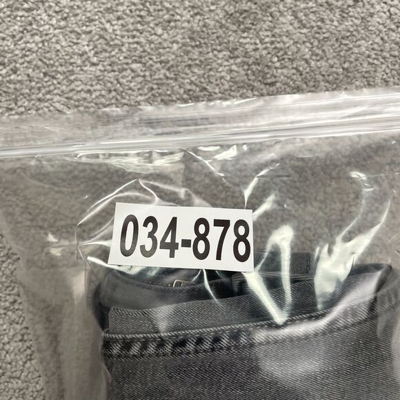 Zara Skinny Cropped Denim Jeans Womens  4 Washed Gray Slim Cut Hem Casual 28x27 - Picture 13 of 13